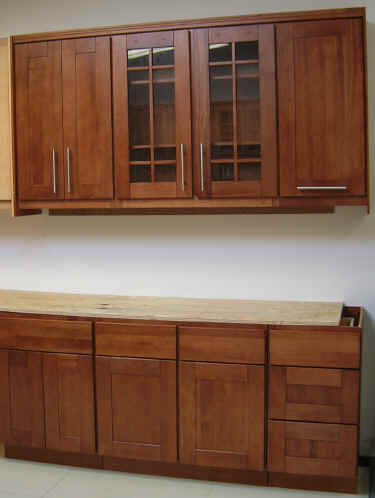 Kitchen on Sleek And Sophisticated Cherry Kitchen Cabinets