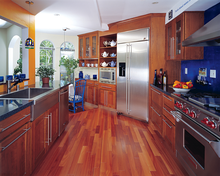 Cherry Wood Kitchen Cabinets Colors